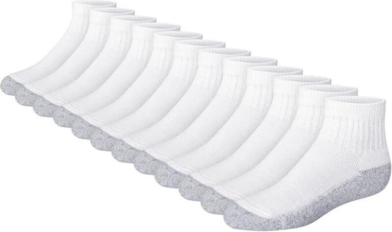 Affordable Hanes Boys' Sport Socks - 12 Pairs on Sale