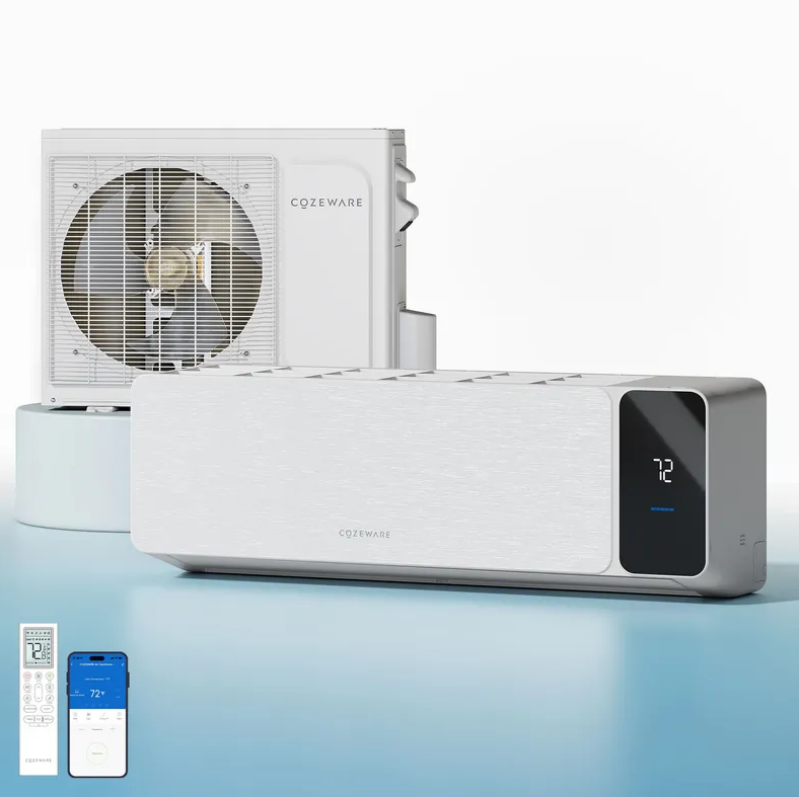 COZEWARE Visio Series 12000 BTU 20 SEER2 Ductless Mini Split AC with Heat Pump (230V)
