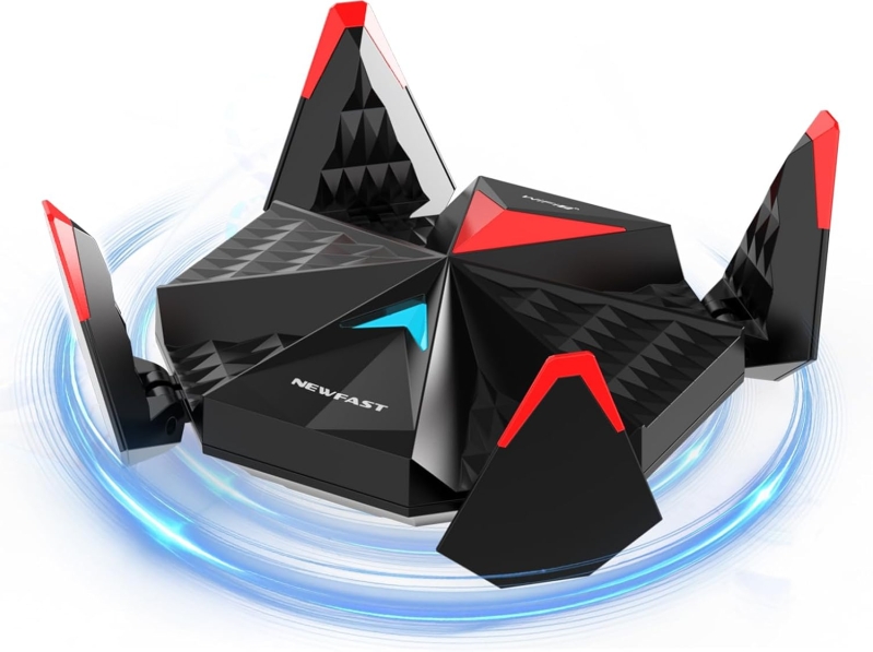 NEWFAST AXE5400 Tri-Band USB WiFi 6E Adapter with 4 Antennas (NF-U357)
