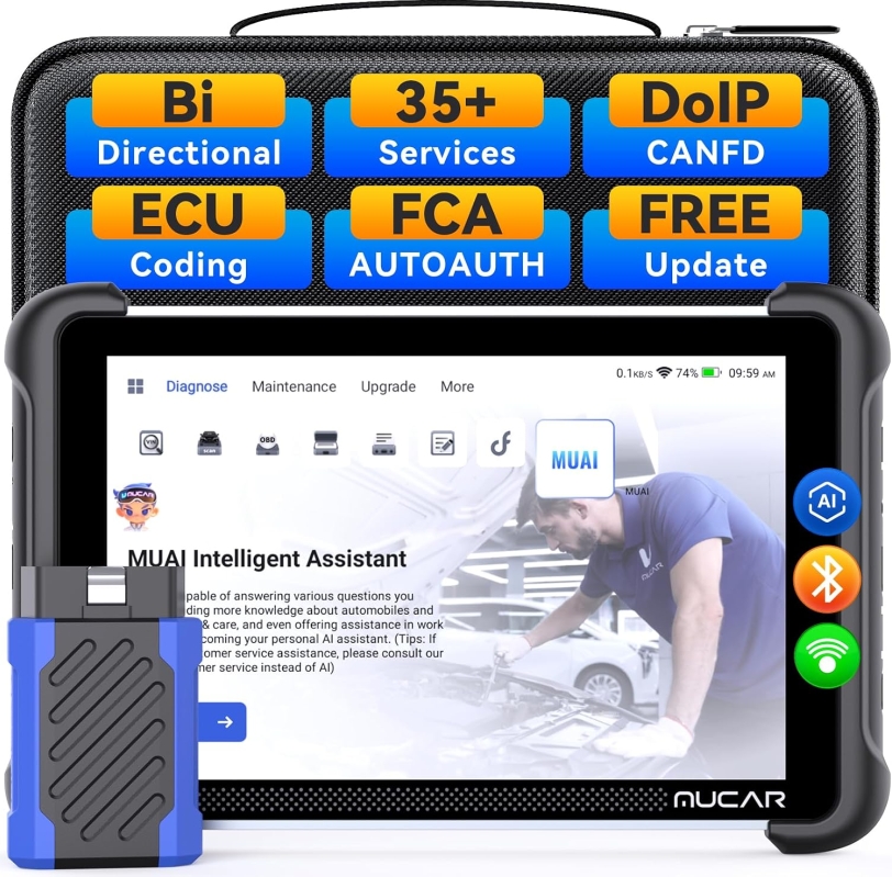 MUCAR 892BT AI-Assisted Bidirectional OBD2 Scan Tool with ECU Coding (8