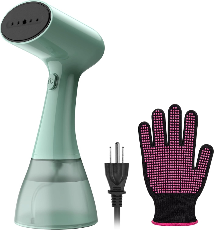 GS01 Handheld Clothes Steamer with 400ml Large Water Tank & 1500W Fast Heat Up