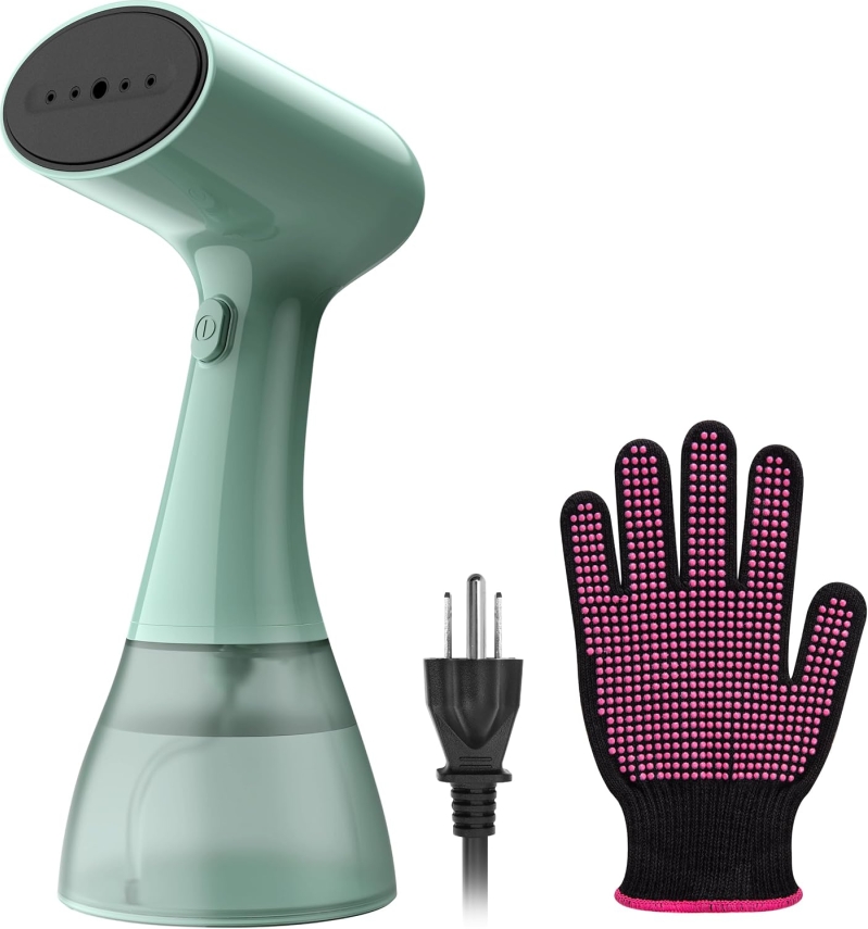 GS01 Handheld Clothes Steamer with 400ml Large Water Tank & 1500W Fast Heat Up