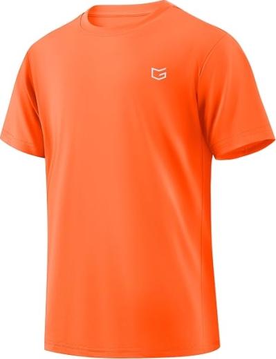 G Gradual Boys Athletic Rash Guard Shirt – UPF 50+ Dry Fit Swim & Sports T-Shirt, Short Sleeve Crew Neck for Soccer, Baseball, Basketball & Undershirt