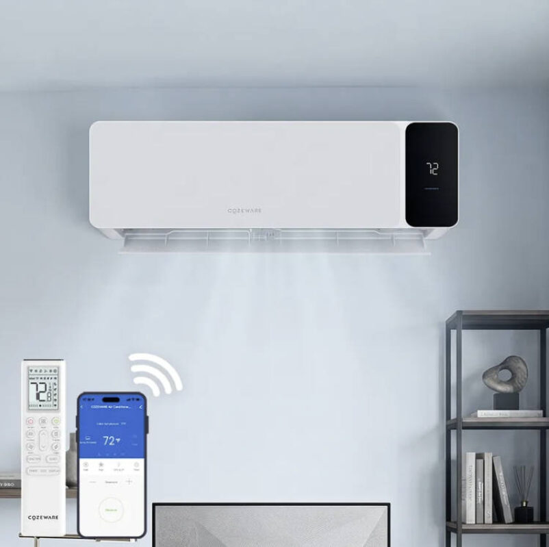 COZEWARE Visio Series 18000 BTU 20 SEER2 Mini Split AC with Heat Pump, 230V – Ductless System with 4D Sweeping Airflow, Smart App Control, R32 Refrigerant