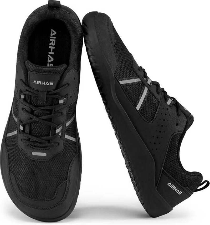 AIRHAS Men's Barefoot Shoes – Zero Drop Minimalist Gym Shoes with Anatomical Toe Box, Breathable Upper, Flexible Sole for Training & Deadlifts