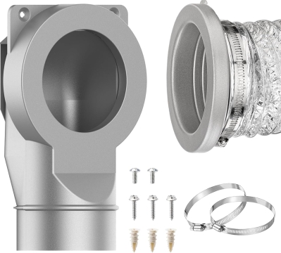 DV90 Magnetic Dryer Vent Connector Kit – 90 Degree Dryer Vent Coupling for 4
