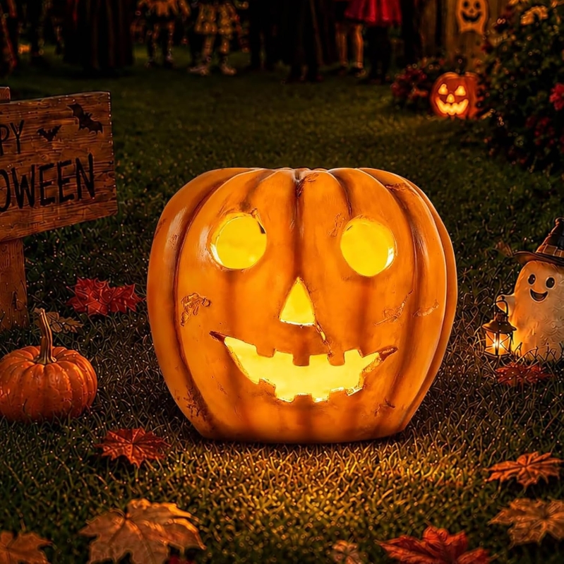 Vbioa Halloween Solar Pumpkin Lantern – 8.1
