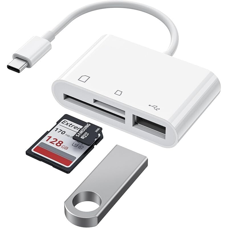 HOPLAZA USB C Card Reader - Fast Transfer & Storage - CP Deals