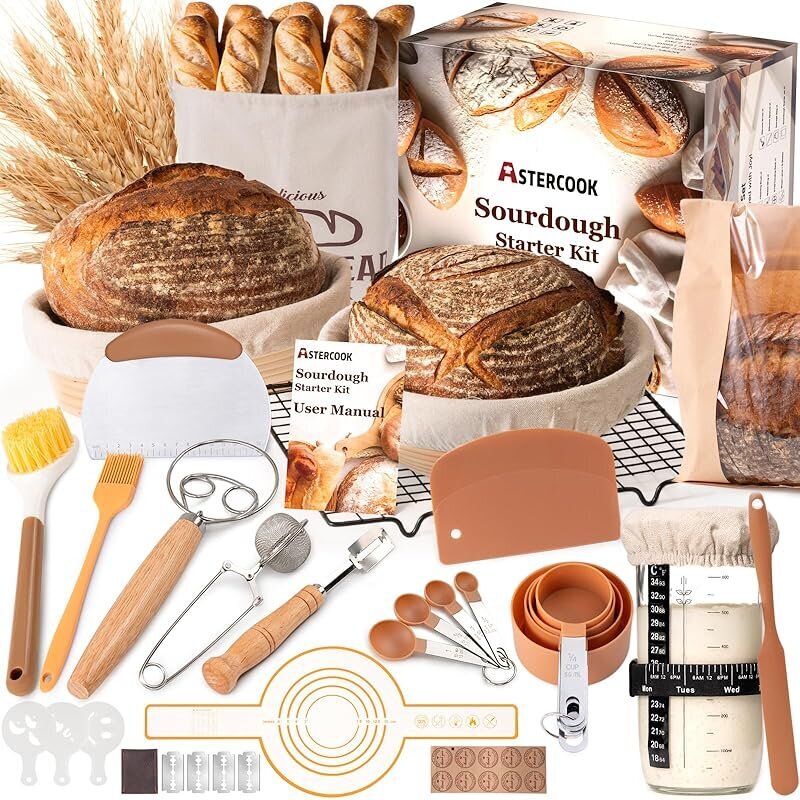 Astercook Sourdough Kit - Bread Making Essentials - CP Deals